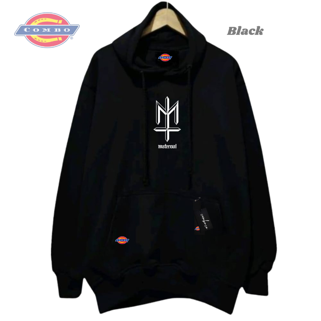 Sweater Hoodie Pria Distro MATERNAL DISASTER Original Brand Unisex Cewek Cowok Keren Bahan Tebal Swi