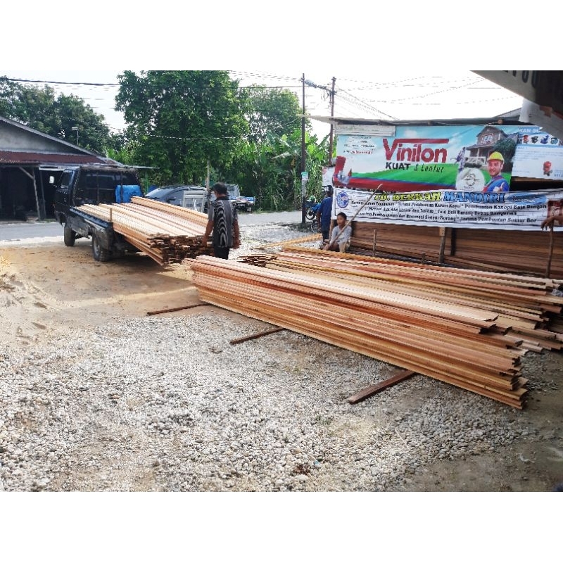 Kayu 4/6, 5/7, 2/20(papan cor)  somel tidak ukuran net panjang 4 meter