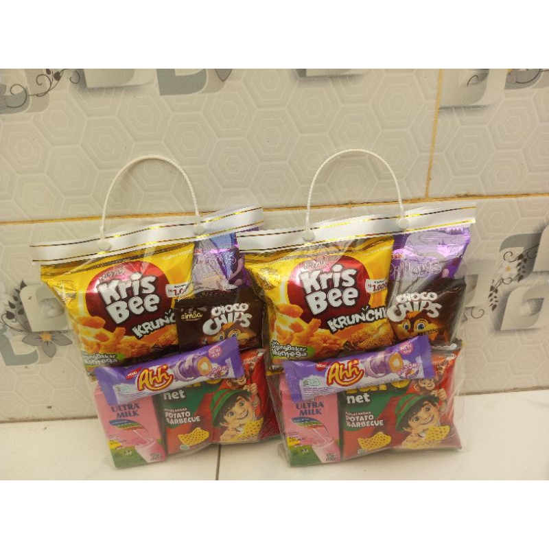 

Hampers Snack ultah anak /Bingkisan Snack ulang tahun anak murah