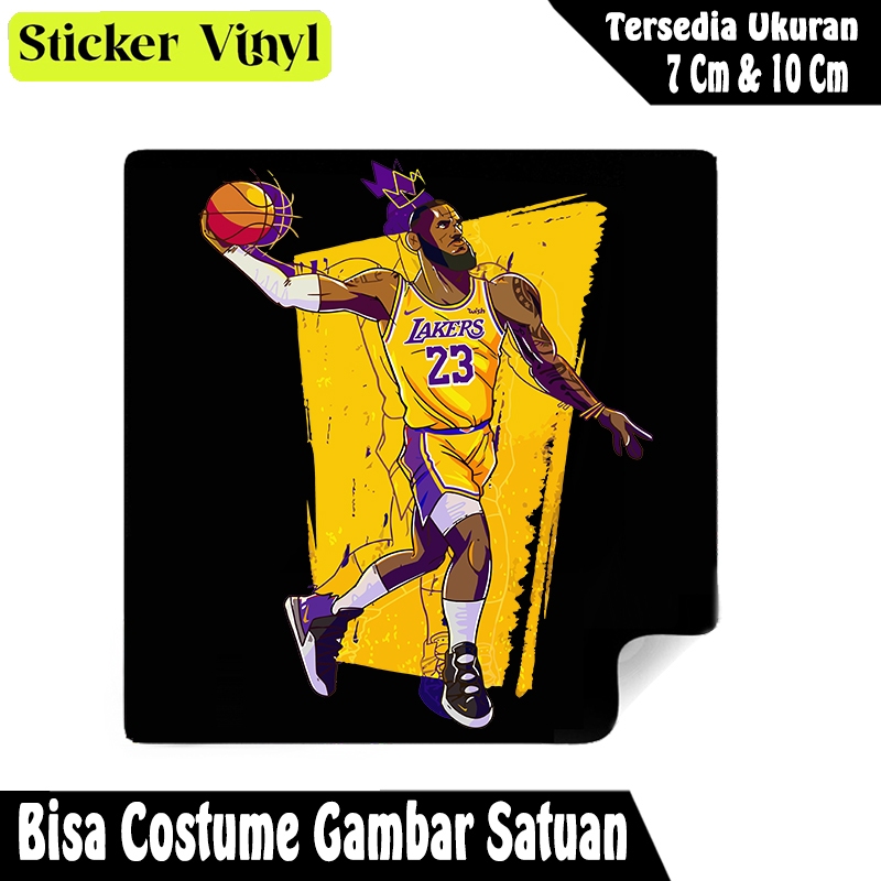 

Radit667 Stiker Sticker Pemain Basket James Lebron Dunk Bahan Vynil Tahan Air Bisa Custom Gambar