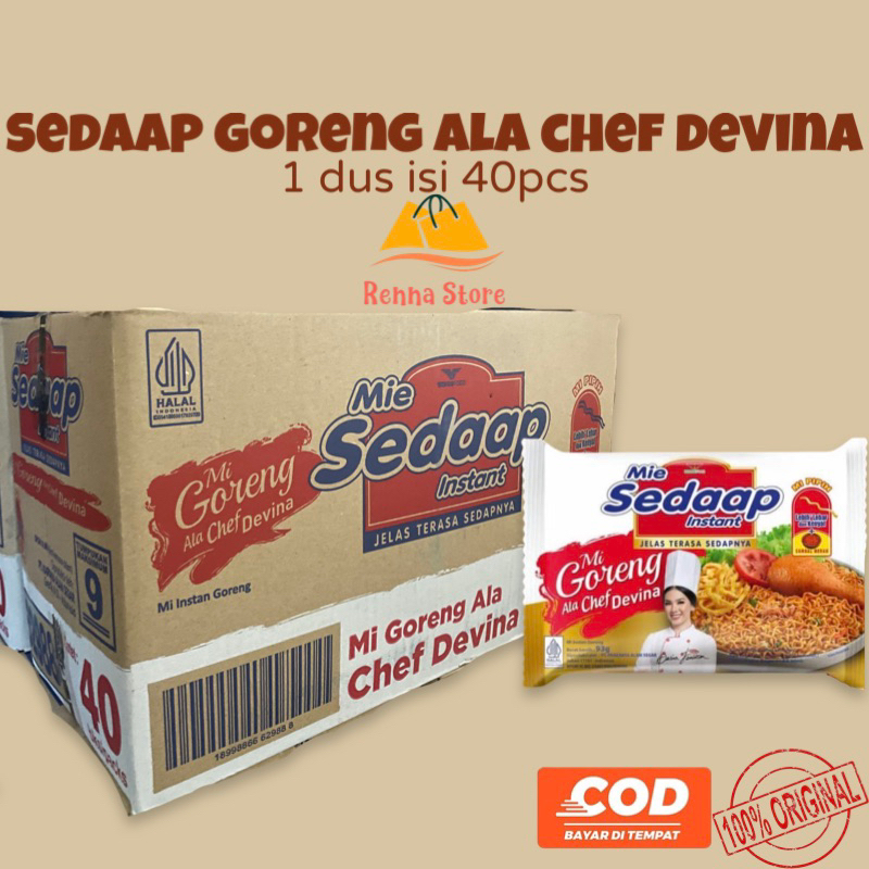 

SEDAAP Mie Goreng Ala Chef Devina 91gr (1dus isi 40pcs)