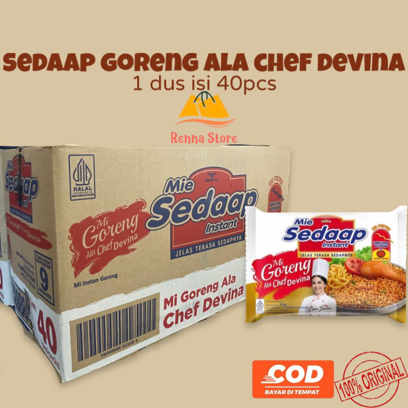 

MIE SEDAAP Goreng, Soto, Baso, Ayam Bawang, Kari Spesial 70gr (1dus isi 40 bungkus)