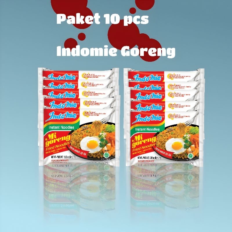 

Paket Indomie goreng 5pcs 10pcs Mie Indomie Goreng Instan