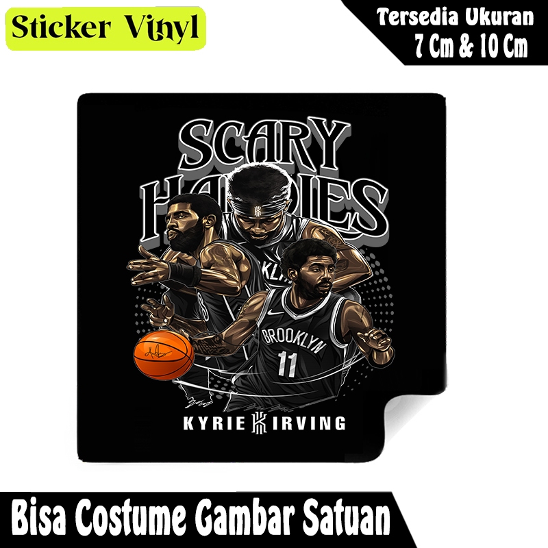 

Radit667 Stiker Sticker Pemain Basket Scary Harppies Kyrie Irving Bahan Vynil Tahan Air Bisa Custom Gambar