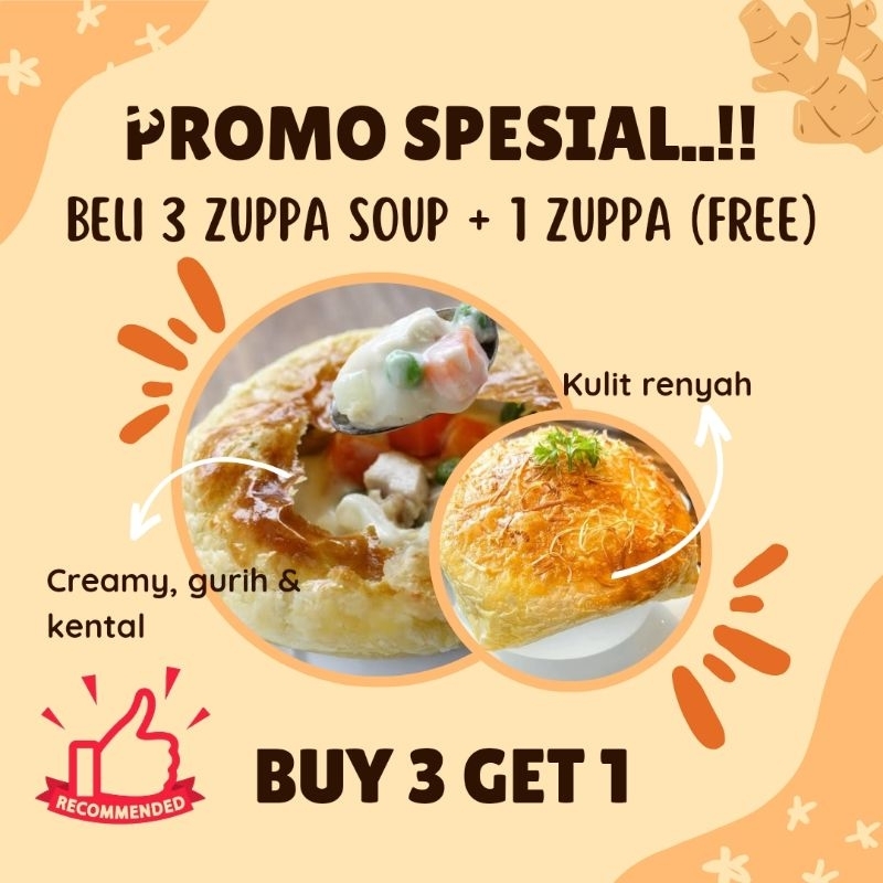 

BUY 3 GET 1 FREE (Zuppa Soup)
