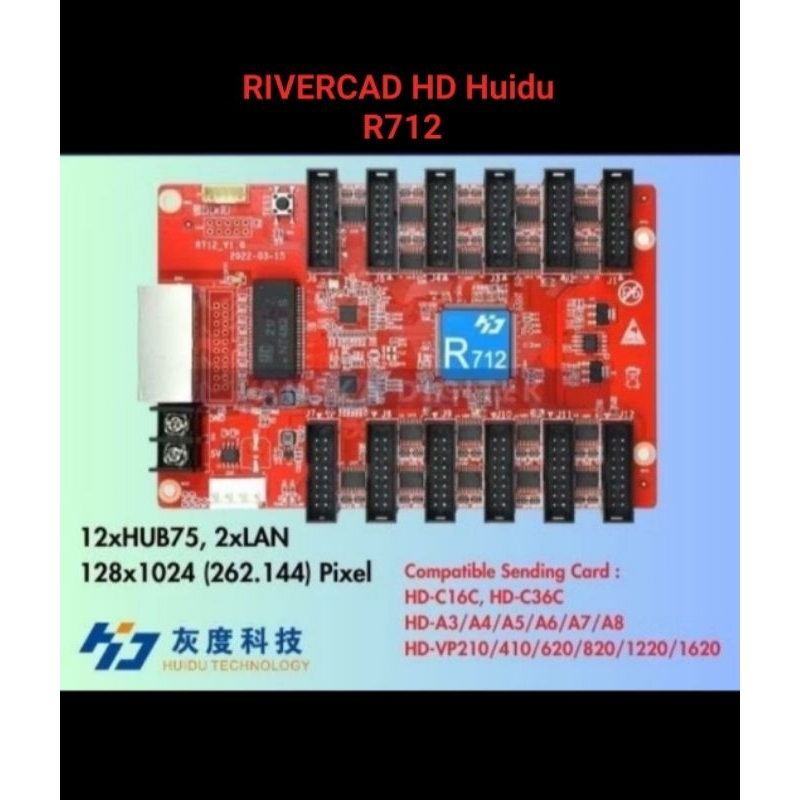 Controller Receiving Card  Huidu HD-R712 Videotron