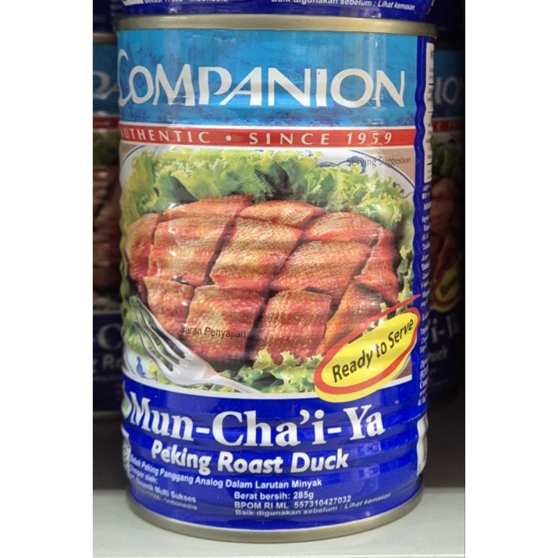 

Mun Cha'i Ya COMPANION Peking Roast Duck Vegetarian 285g - HK.