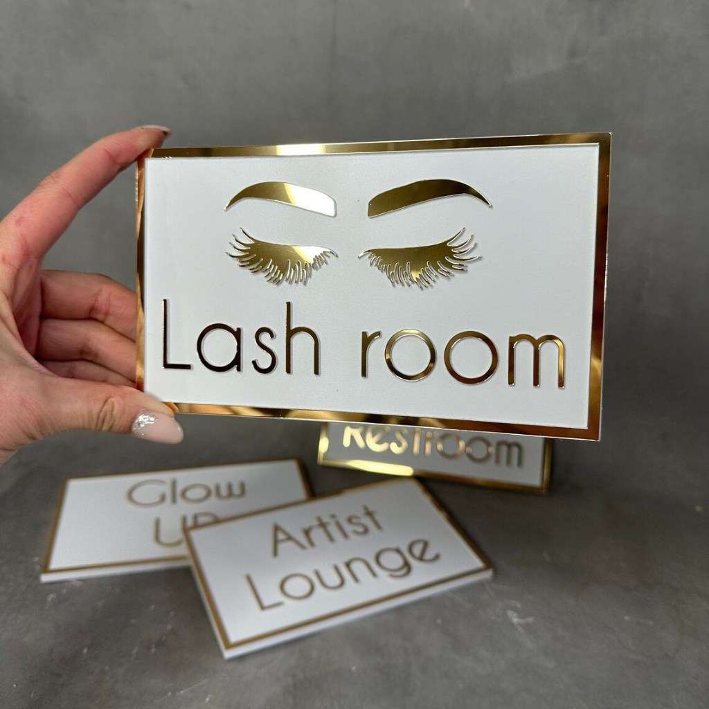 

Custom Sign Board TIMBUL Nama Ruangan ||SALON|treatment||Akrilik Print Papan Nama Ruang Kantor Petunjuk Label Acrylic Tempel