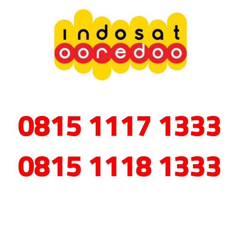 Nomor cantik indosat triple belakang kartu perdana indosat