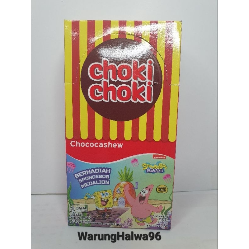 

choki choki chococashew 1 box (isi 20 pcs)