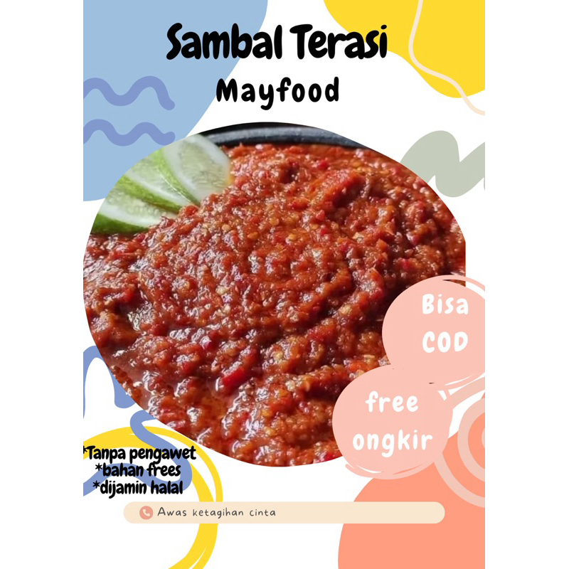 

sambal terasi aduhay Mayfood 150gram