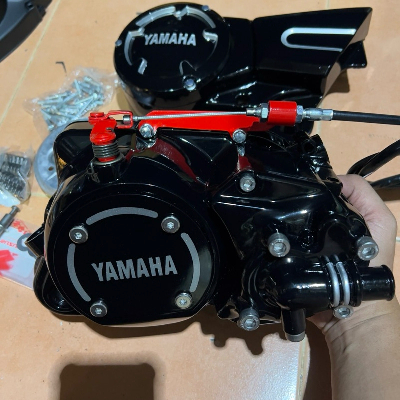 (GASPOL RACING) KOPLING KANAN RX KING KAWINAN BAK NINJA ORISINIL COPOTAN MOTOR HITAM LIS SILVER KOMP