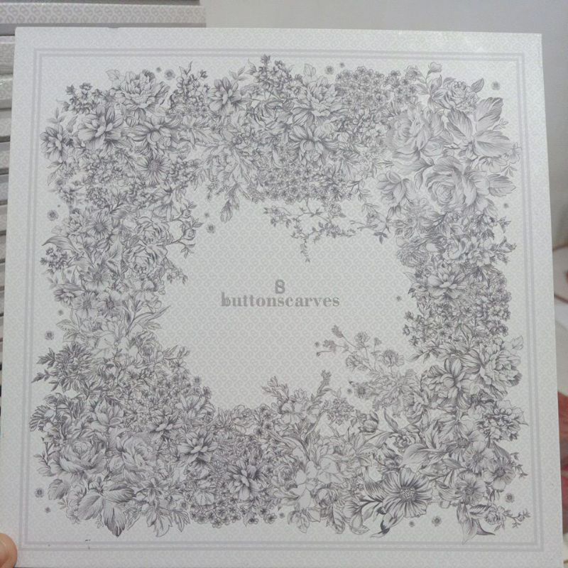 Florescent lily buttonscarves new