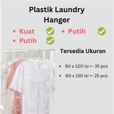 OK Plastik PP Laundry Cutting Bahu Untuk Gantung Gamis PP Hanger Plastik Gantung Baju Gantungan