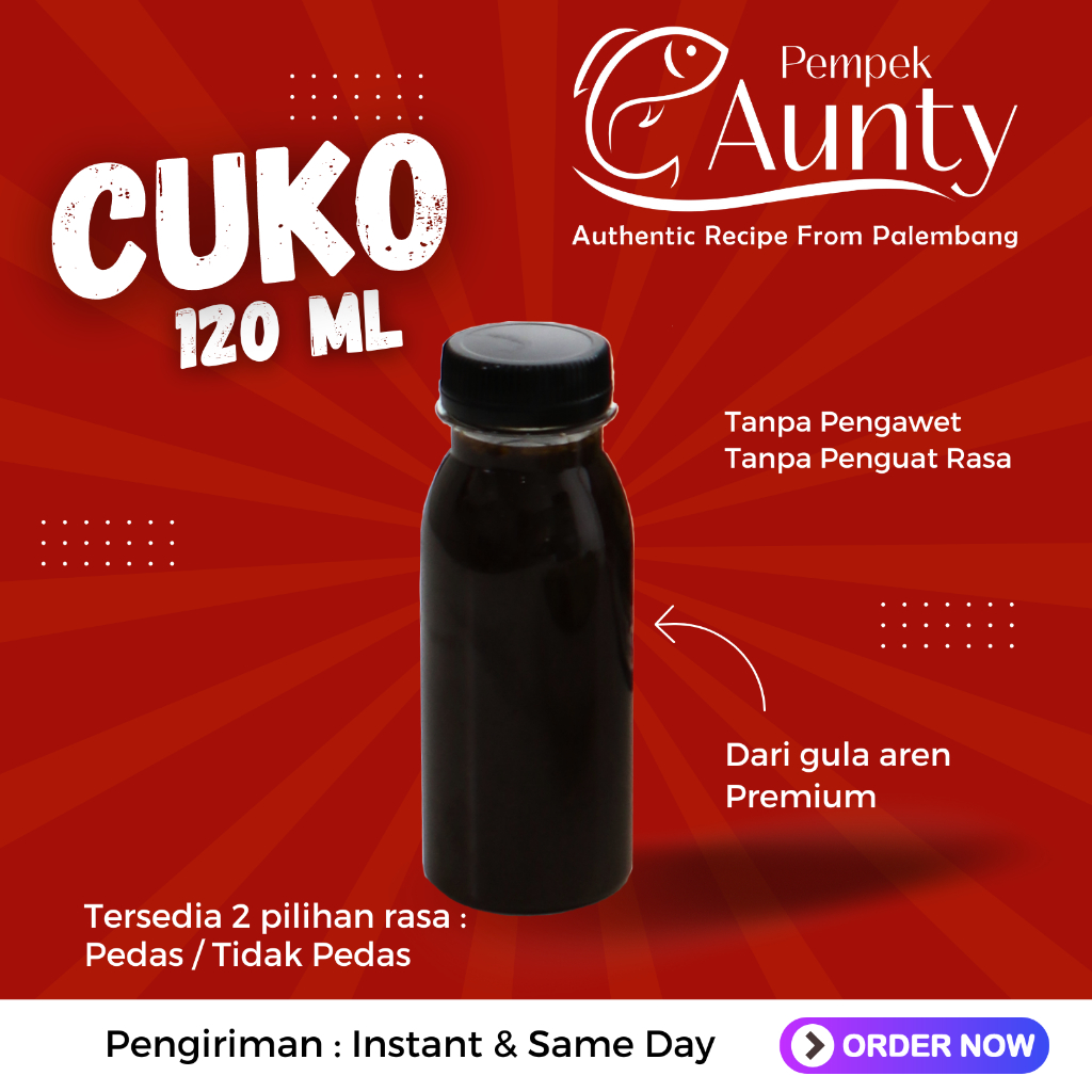 

PEMPEK AUNTY ASLI PALEMBANG - CUKO 120ml