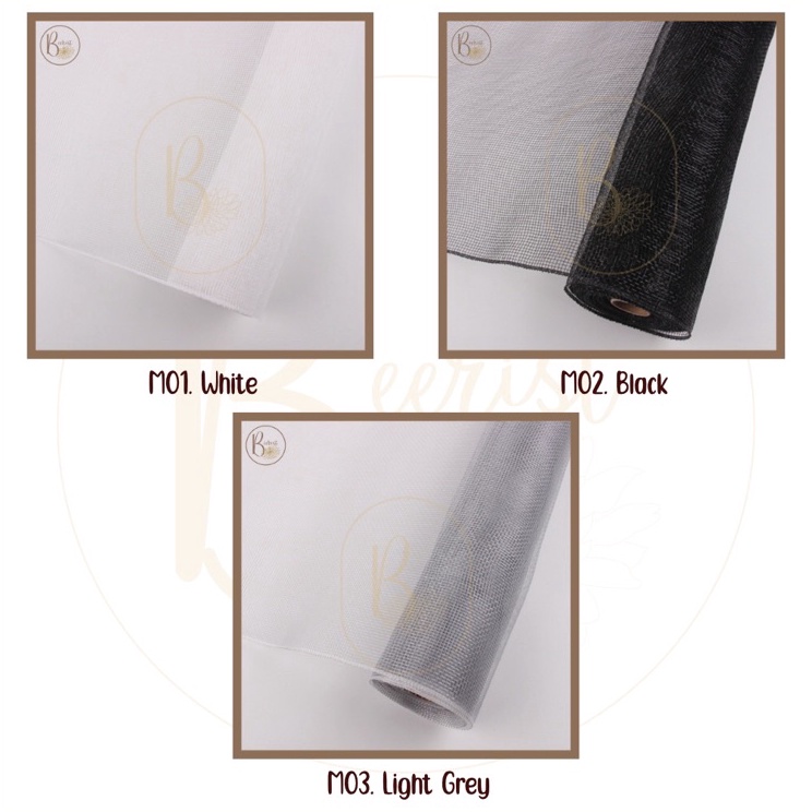

Buruan Ambil Kertas Jaring Buket Bunga 1 Roll Korean Jaring Roll Mesh Tile Polynet Flower Wrapping Paper Pembungkus Buket Bunga M