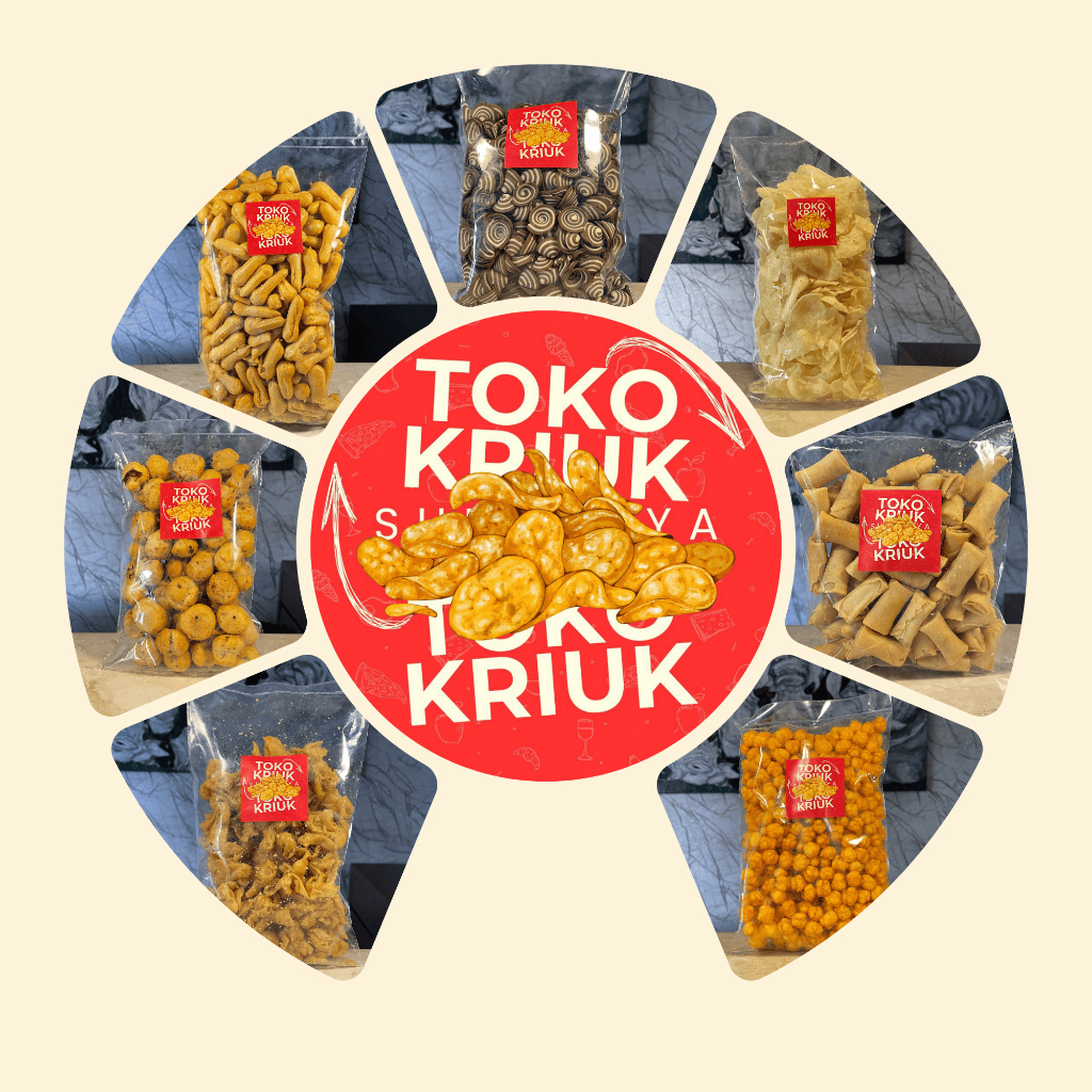 

Snack Toko Kriuk HARGA PROMO PEMBUKAAN❗❗ - Snack Kering - Homemade Snack Sus Kering - Keripik - Pilus - Pang Pang - Bidaran - Kacang Telur Atom - Bidaran - Sumpia - Blinjo - Kacang Bali - Kuping Gajah - Kripik Usus - Keripik Gethuk