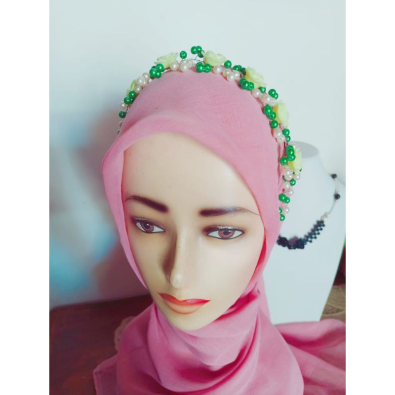 Headpiece Hijab | Headpiece hijab | Headpiece hiasan kepala | Hairpiece | Tiara rambut | Tiara headp