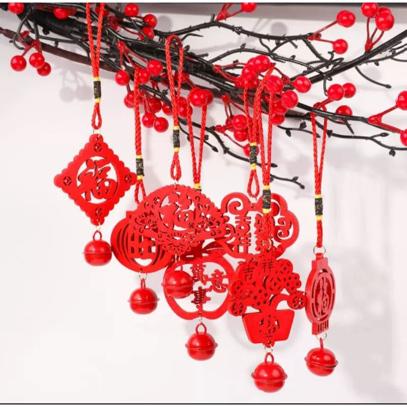 gantungan imlek / gantungan pohon imlek / hiasan pohon Sakura/ imlek hiasan