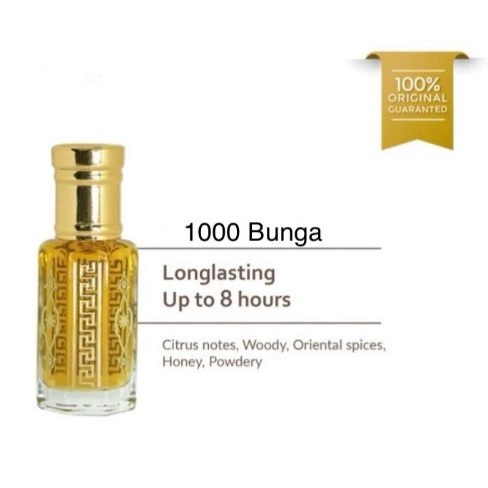 PARFUME ARAB - Parfum 1000 Bunga Surrati 8ML Original  Seribu Bunga Pure Oil Tanpa Alkohol