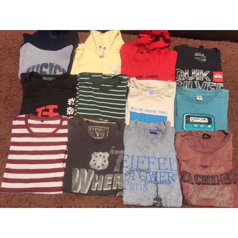 borongan kaos cowok 30pcs