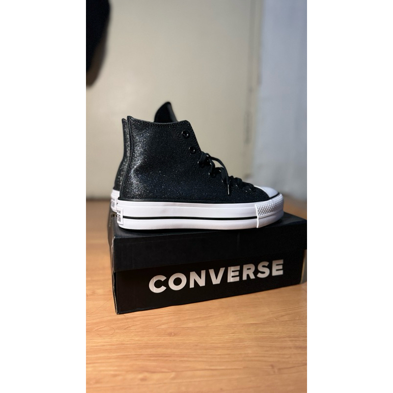 Converse CTAS LIFT HI in glitter back