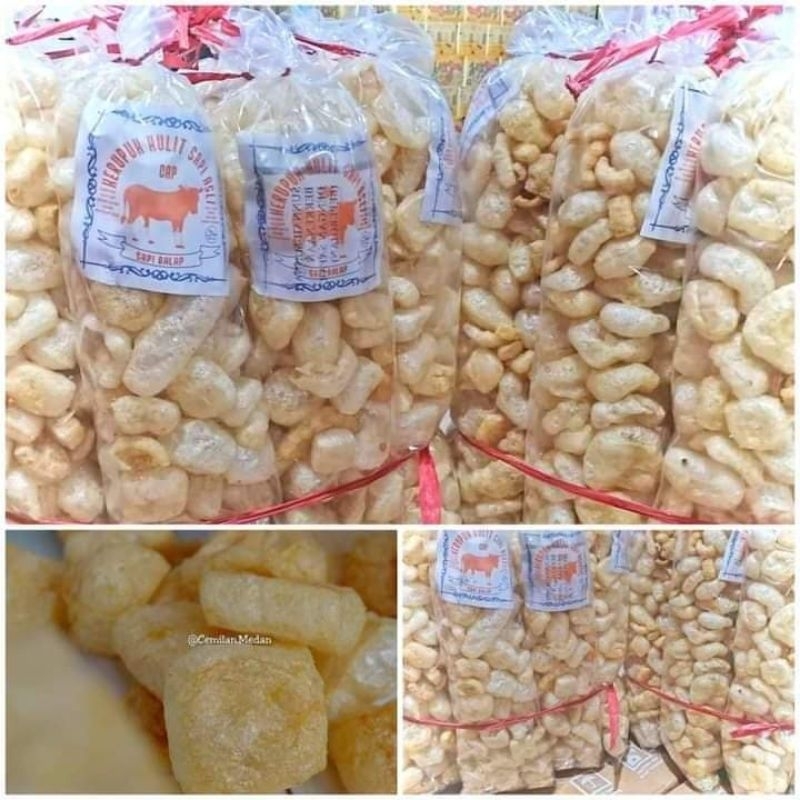 

krupuk kulit sapi 1ball 120gram