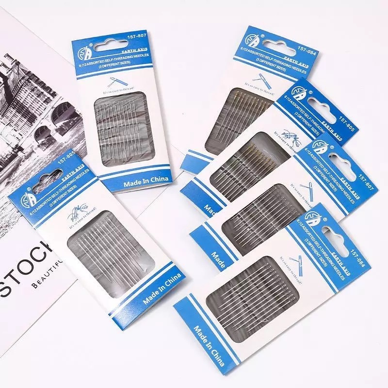 Jarum Jahit Magic Praktis 12PCS Jarum Sulam Jarum Tangan Jahit