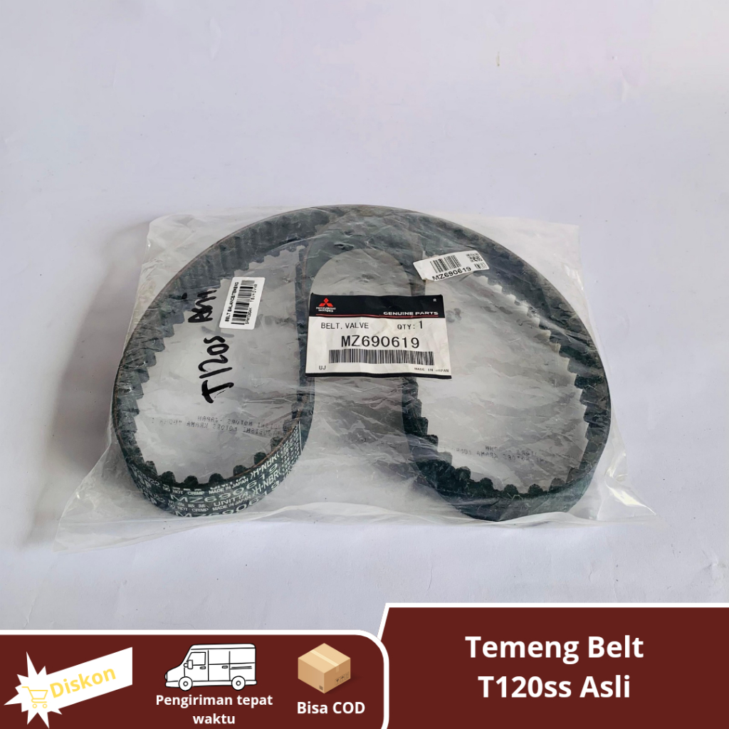TIMING BELT SABUK MESIN FAN BELT MITSUBISHI T120SS/KUDA1.6 ORIGINAL MITSUBISHI 100%