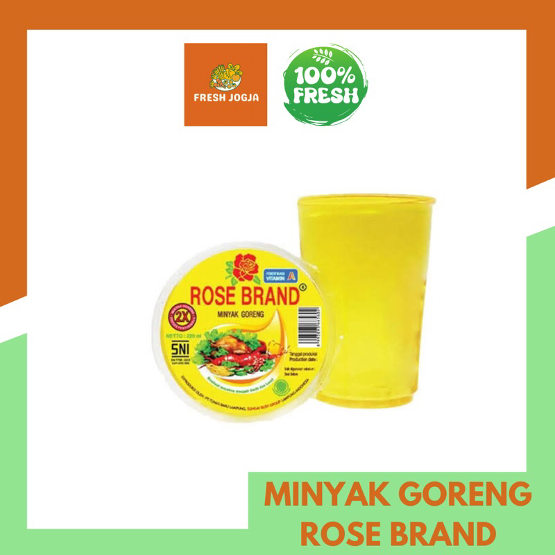 

Minyak Goreng Rose Brand 220ml Cup | Fresh Jogja