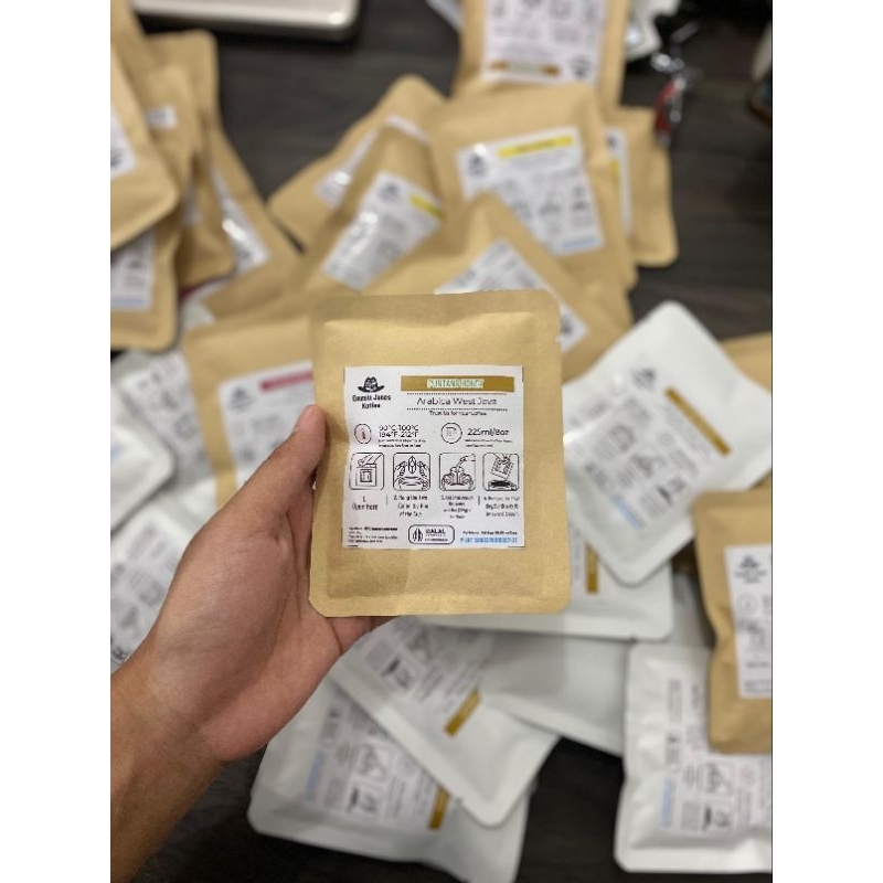 

DRIP BAG COFFEE | PUNTANG ARABICA & ROBUSTA by Emmit Jones Koffee