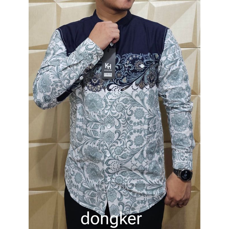 Baju Kemko Kh BATIK Kemeja Koko Baju Muslim Busana Muslim SERAGAMAN Ada Ukuran Size Jumbo