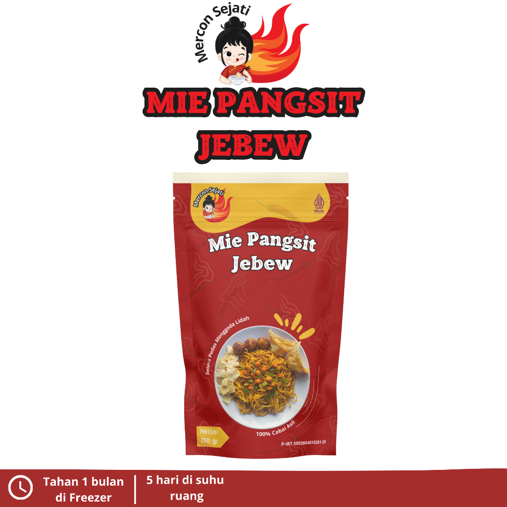 

Mie Pangsit Jebew Mie pedas