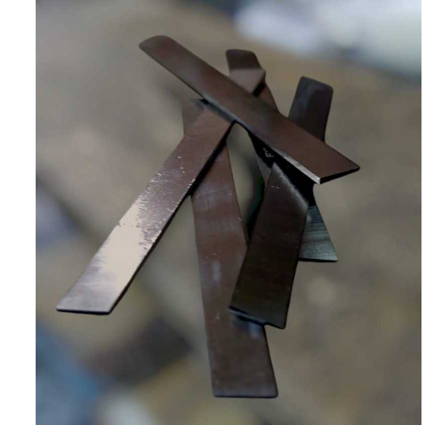 Betel potong bubut ukuran 1/8 x 5/8 x 5 inch bahan HSS M2 betel Putih HSS Potong