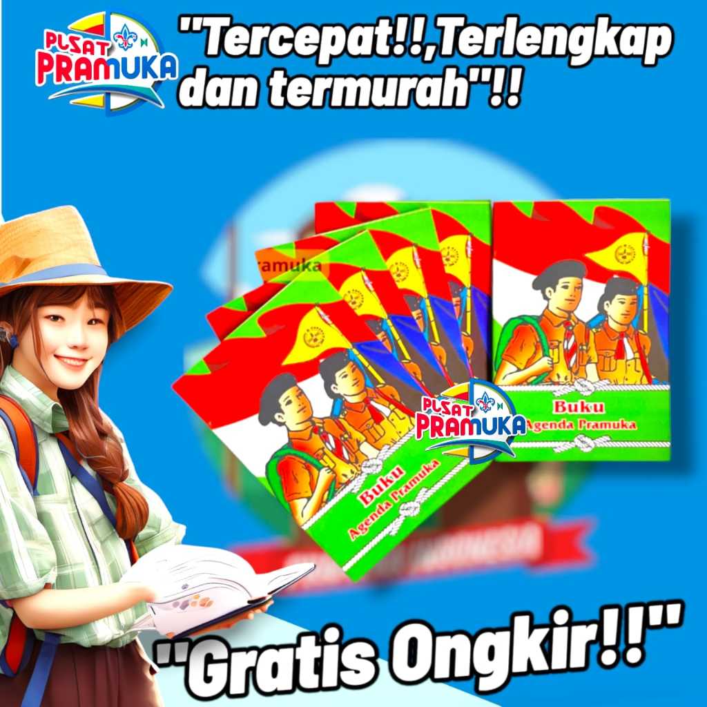 

Buku notebook agenda pramuka bijian