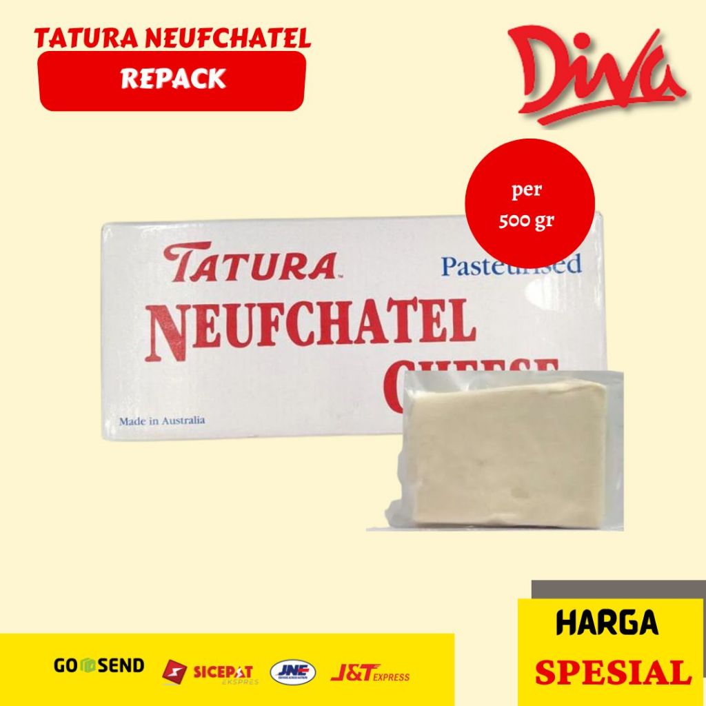 

500gr Tatura Neufchatel Cheese | Keju Tatura Cream Cheese