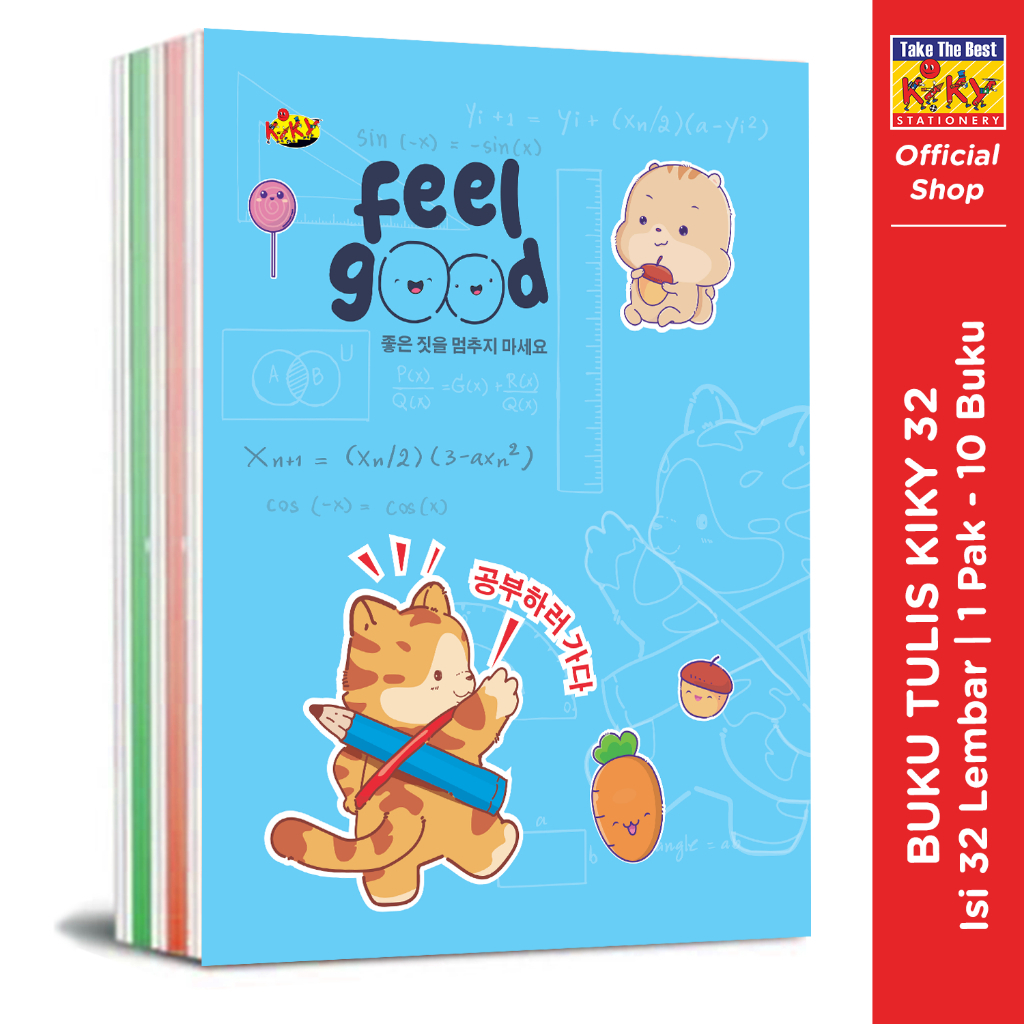 

Buku Tulis Kiky 32 Lembar Isi 10 Buku