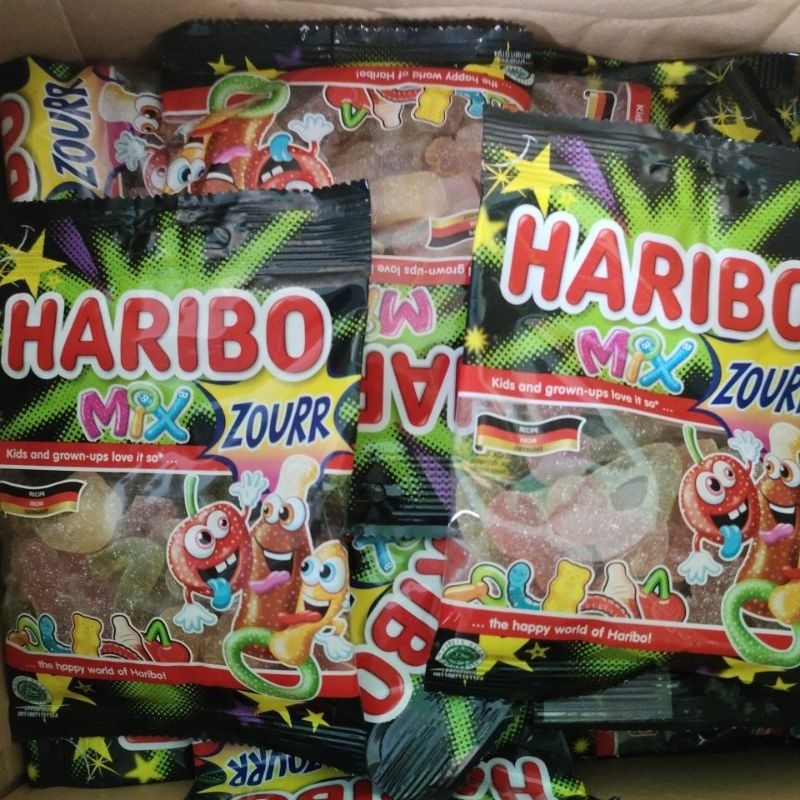 

haribo permen jelly yupi 80gr halal 1 dus isi 24 pcs