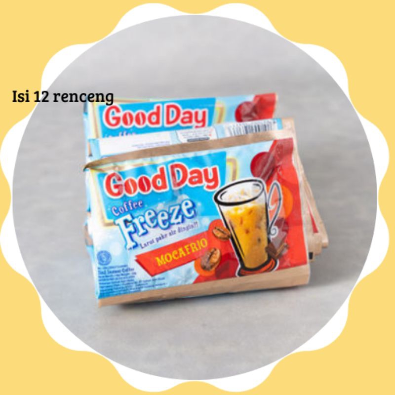 

Good day freeze mocafrio 30gr, Renceng isi 10