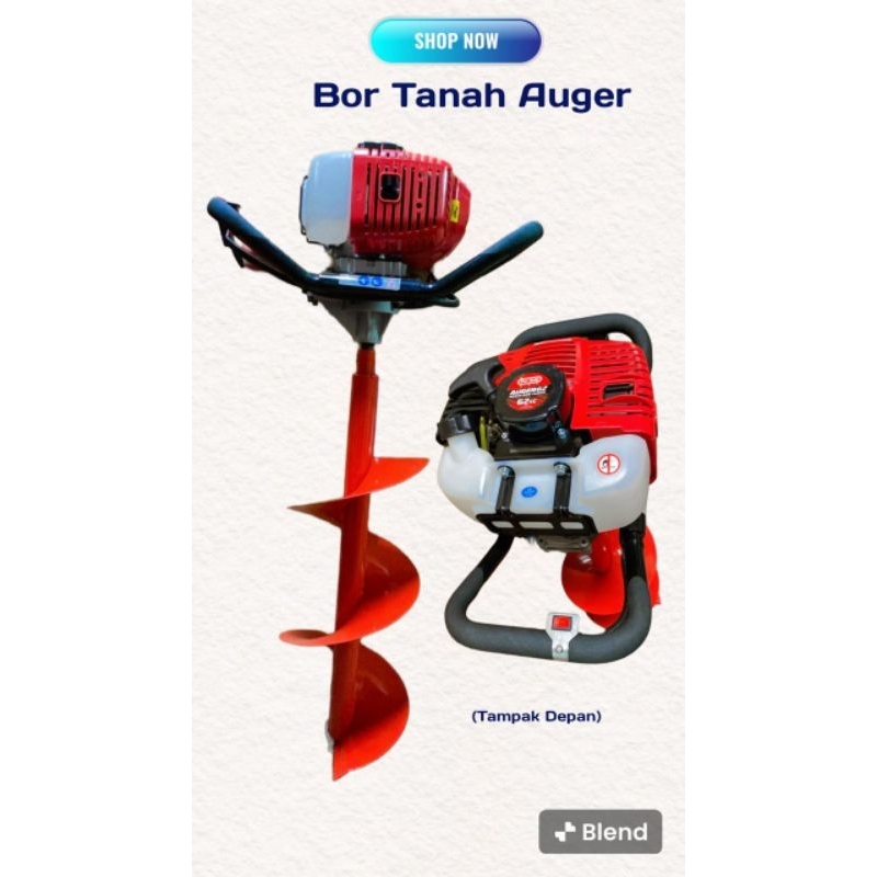 Mesin Bor Tanah Auger 58 (28cm) Proquip