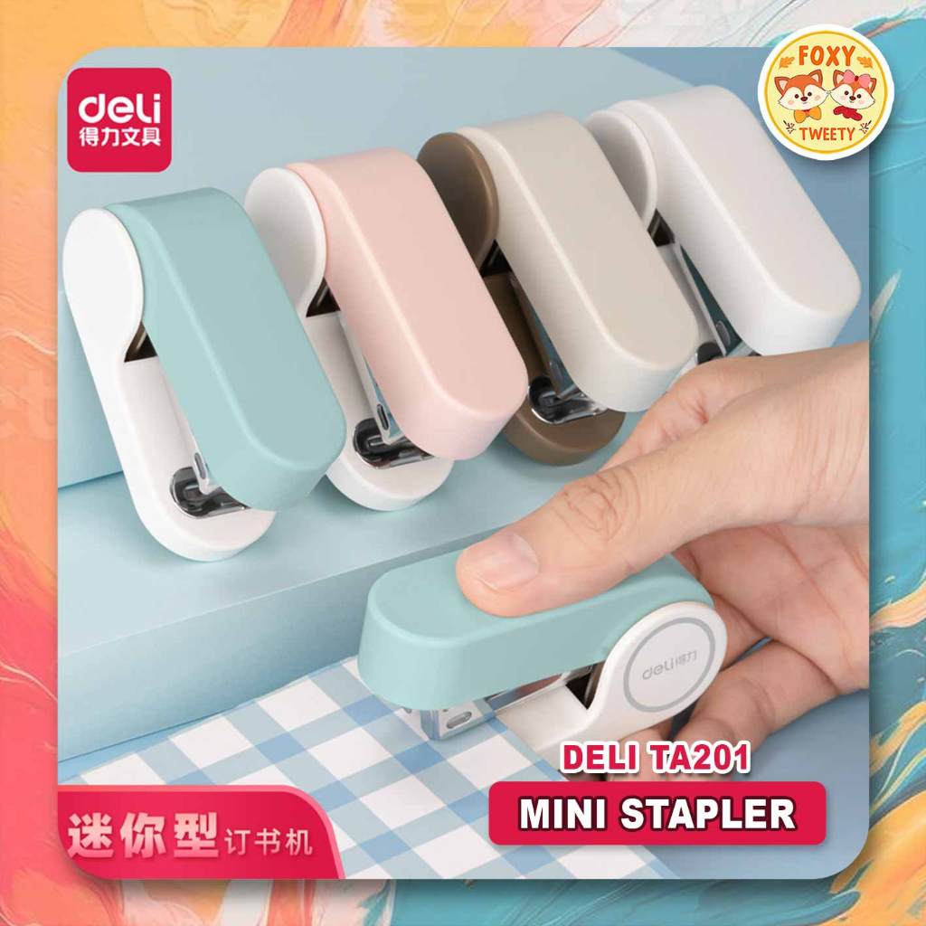 

Deli Stapler Mini / Staples Mini Lucu Kapasitas 12 Lembar - TA201