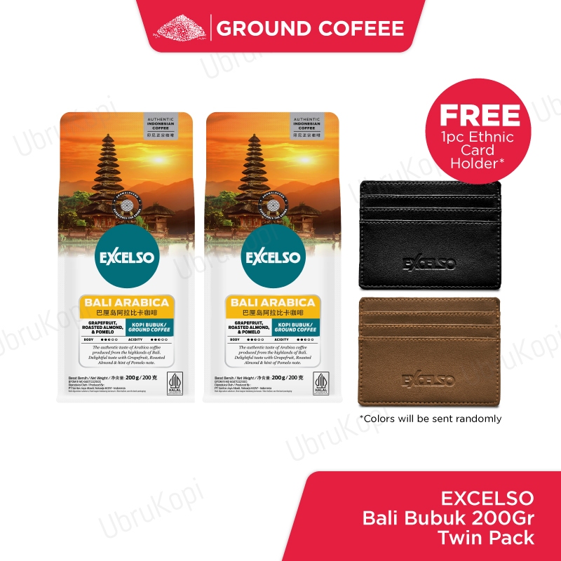 

Kopi Bubuk Excelso Bali Arabica 200gr Twin Pack