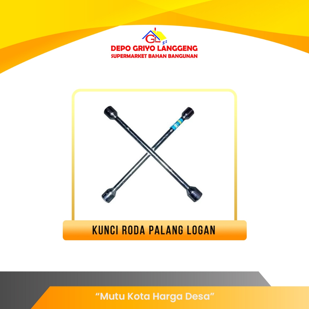 KUNCI RODA PALANG LOGAN / KUNCI RODA PALANG BAN MOBIL / KUNCI BAN MOBIL