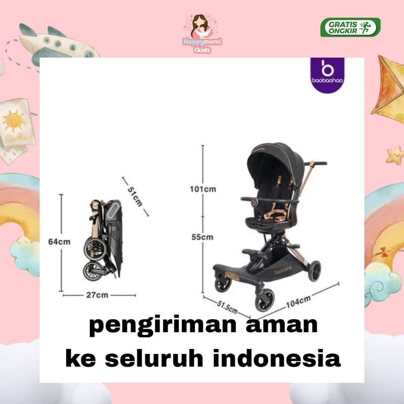 Stroller baobaohao V16 original