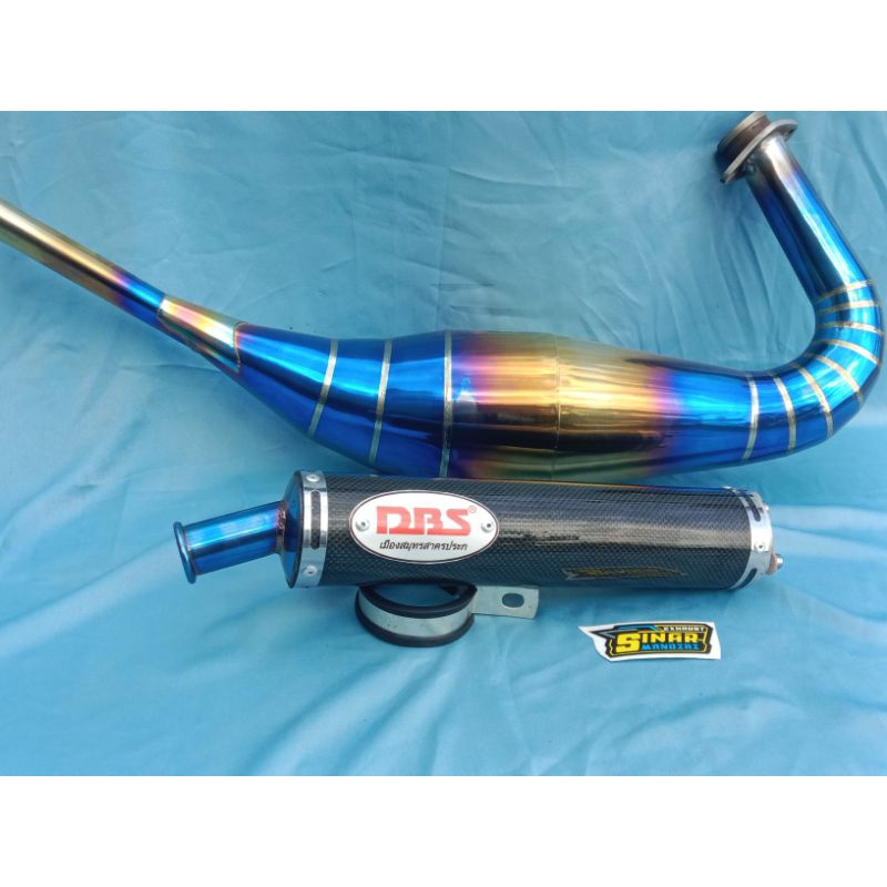 KNALPOT KAWASAKI NINJA RR SS R DBS THAILAND EMBLEM MERAH