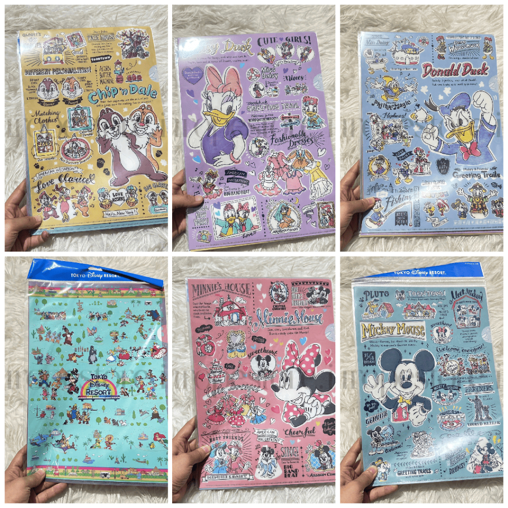 

[READY STOCK] Tokyo Disney Resort Merch Map All Characters/ map buku plastik | 100% Original Disney Japan