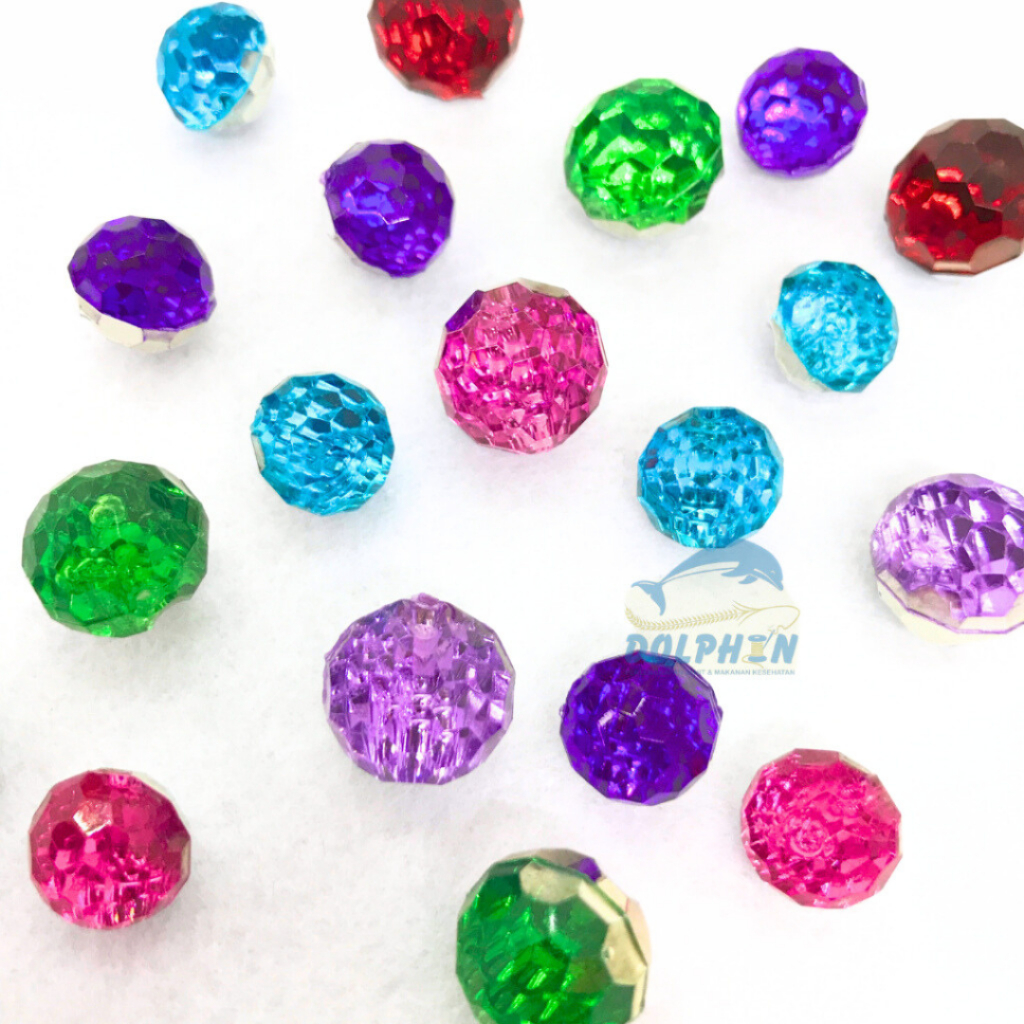 Kancing Lampion 12 mm LUSINAN / Aksesoris Craft Baju Anak Wanita