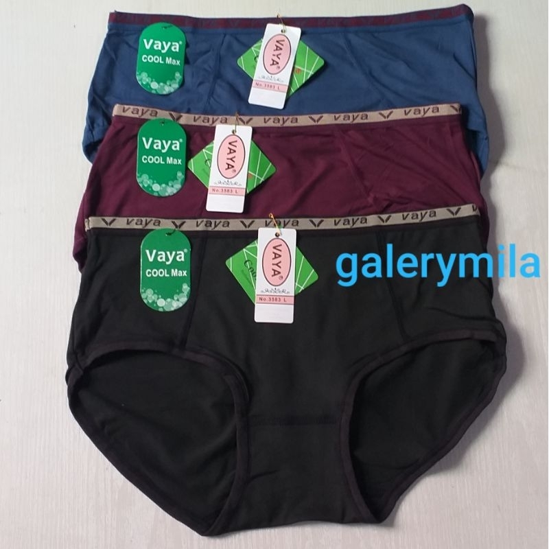3 Pcs Celana Dalam Wanita Vaya/ Cd Wanita Dewasa/ Celana Dalam Vaya/ Cd Vaya 3583