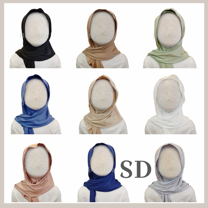 Pashmina Inner Instan Kerudung Hijab Jilbab Fashion Anak Perempuan 6-12Tahun 2930