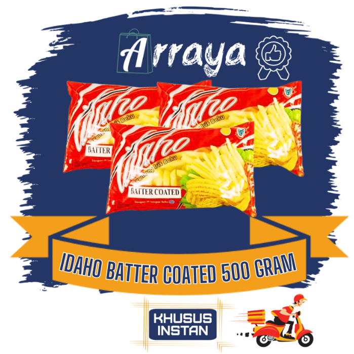 

IDAHO KENTANG BATTER COATED 500 GRAM
